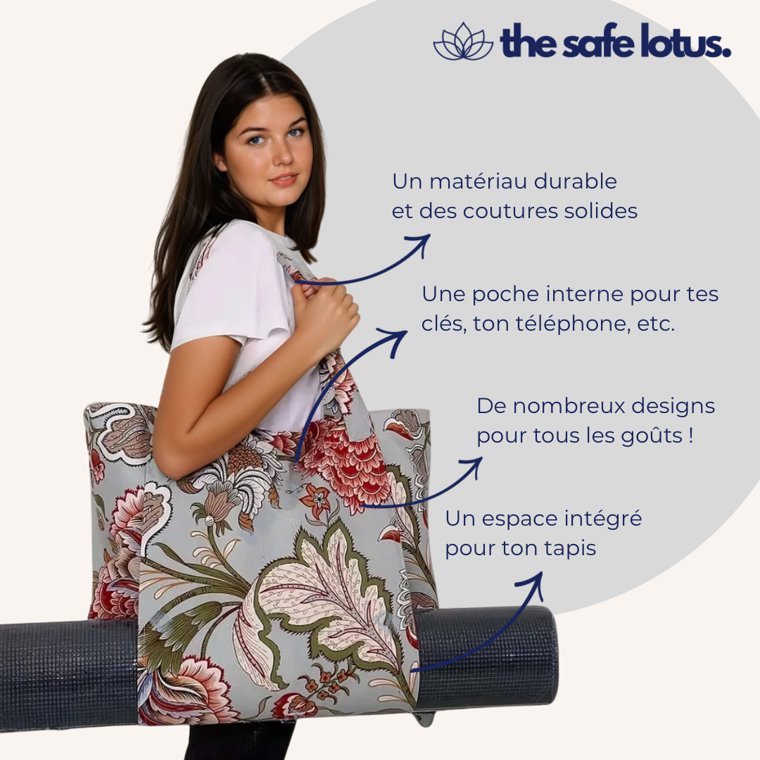 Sac Safe Lotus avec anse intégrée pour tapis
